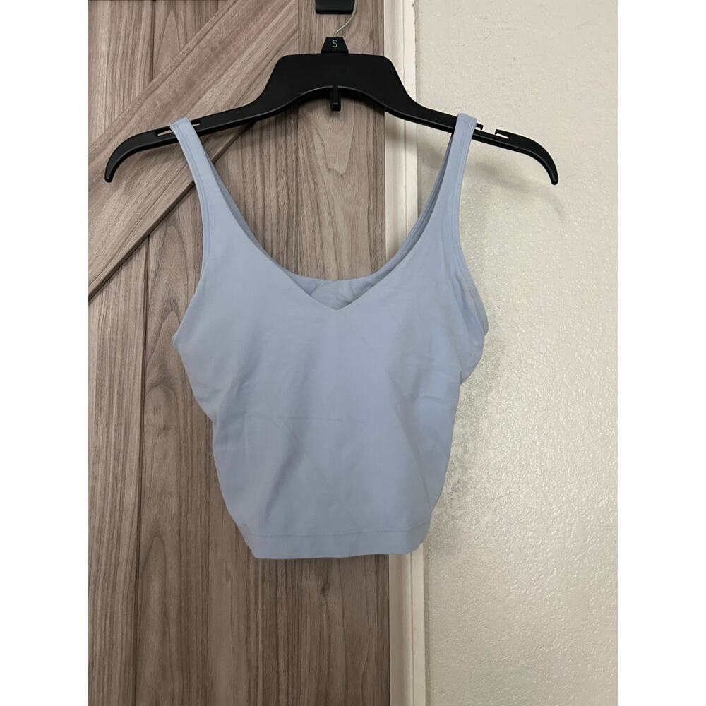 Lululemon light blue sports bra size 4